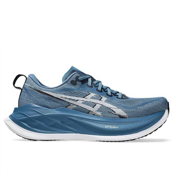 NEW ASICS men's superblast 2 shoes in winter sea/white